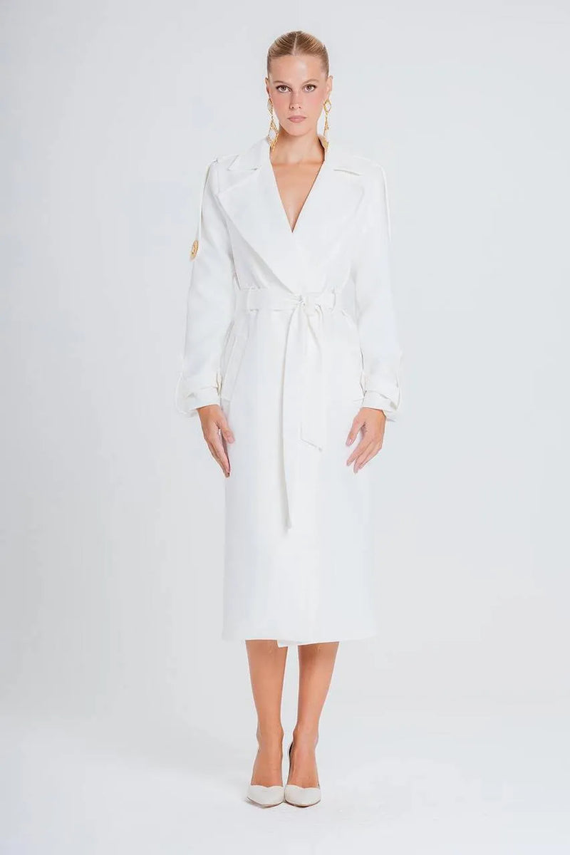 Sobretudo Bacarin Off White CHARTH | Moda Feminina Moderna – LYS